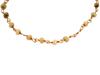 ANCIENT ROMAN GOLD NECKLACE BRACELET WITH GLASS BEADS PIC-4