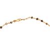 ANCIENT ROMAN GOLD NECKLACE WITH GLASS BEADS PIC-3