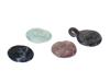 FOUR ANCIENT ROMAN MULTICOLOR GLASS TOKENS WITH IMAGES PIC-2