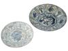 CHINESE MING DYNASTY BLUE WHITE PORCELAIN PLATES PIC-0