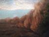 MEXICAN LANDSCAPE OIL PAINTING BY XAVIER MARTINEZ PIC-1