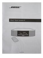 BOSE WAVE MUSIC SYSTEM III WITH WIRES AND PAPERS