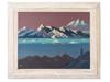 RUSSIAN AFTER NICHOLAS ROERICH LANDSCAPE PAINTING PIC-0