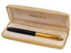 VINTAGE PARKER 51 GILT FOUNTAIN PENS IN ORIGINAL CASE PIC-1