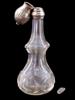 ANTIQUE VICTORIAN CUT CRYSTAL W SILVER PERFUME BOTTLE PIC-4