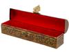 ANTIQUE PERSIAN QAJAR NIELLO BRASS PEN BOX PIC-1