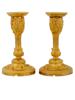 ANTIQUE LOUIS XV ORMOLU CANDLESTICKS SIGNED P GOUTHIERE PIC-2