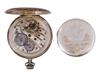 FOUR ANTIQUE 900 AND 800 SILVER POCKET WATCHES PIC-6