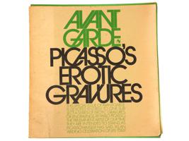 BOOK AVANT GARDE PICASSOS EROTIC GRAVURES 1969