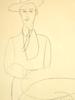 AFTER AMEDEO MODIGLIANI SIGNED LITHOGRAPH PIC-1