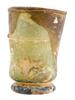 OLD ROMAN STYLE GREEN GLASS BOTTLE PIC-2