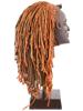 AFRICAN CHOKWE MWANA PWO WOODEN MASK ON STAND PIC-3