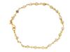 ANCIENT ROMAN GOLD AND GLASS BEADED BRACELET PIC-1