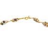 ANCIENT ROMAN GOLD AND GLASS BEADED NECKLACE PIC-3