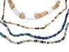 ANCIENT ROMAN SHELLS AND GLASS BEADS NECKLACES PIC-2