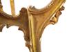 VINTAGE CARVED WOOD GILT FLOOR EASEL FOR PAINTINGS PIC-8