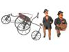 VINTAGE LAUREL AND HARDY FIGURINES ON A TANDEM BIKE PIC-6