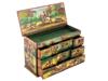 VINTAGE HAND PAINTED WOODEN BOX WITH HUNTING SCENES PIC-2