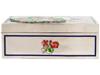 LARGE RUSSIAN SILVER BOX WITH ENAMEL FEMALE PORTRAIT PIC-1