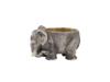 RUSSIAN SILVER ELEPHANT SALT CELLAR WITH RUBY EYES PIC-3