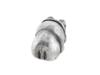 RUSSIAN SILVER FIGURE OF A HIPPO WITH RUBY EYES PIC-3