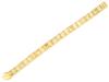 VINTAGE 18K GOLD WITH WHITE DIAMONDS BRACELET PIC-3