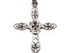 VINTAGE STERLING SILVER MARCASITE CROSS NECKLACES PIC-4