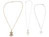 LOT OF VINTAGE 925 STERLING SILVER CROSS NECKLACES PIC-1