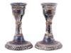 VINTAGE ZADOK ISRAEL STERLING SILVER CANDLESTICKS PIC-0