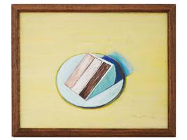 AMERICAN OIL PAINTING CAKE ATTR WAYNE THIEBAUD