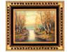 MID CENTURY LANDSCAPE OIL PAINTING SIGNED PIC-0