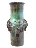 MID CENTURY ICELANDIC BRUTALIST LAVA VASE BY GLIT