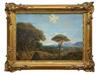 EDWARD LEAR ANTIQUE 19TH C ENGLISH OIL PAINTING PIC-0