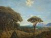 EDWARD LEAR ANTIQUE 19TH C ENGLISH OIL PAINTING PIC-1