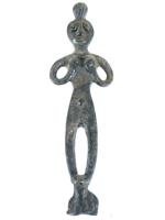 ANCIENT 800 BC TO 200 BC BRONZE ASTARTE FIGURE