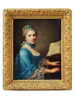 ANTIQUE OIL PAINTING AFTER FRANCOIS HUBERT DROUAIS