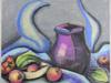 MANNER OF PINCHUS KREMEGNE STILL LIFE PASTEL PAINTING PIC-1