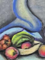 MANNER OF PINCHUS KREMEGNE STILL LIFE PASTEL PAINTING