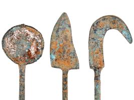 ANCIENT ROMAN BRONZE MEDICAL TOOLS FOR PROCEDURES