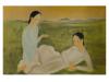 ATTR VU CAO DAM VIETNAMESE PAINTING ON SILK PIC-0