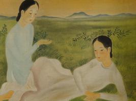 ATTR VU CAO DAM VIETNAMESE PAINTING ON SILK