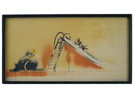 SPANISH ROBERT MUNFORD PENCIL SIGNED SCREENPRINT