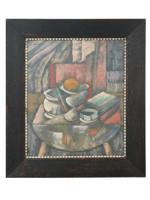 FRENCH ROGER DE LA FRESNAYE OIL STILL LIFE PAINTING