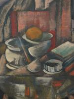 FRENCH ROGER DE LA FRESNAYE OIL STILL LIFE PAINTING