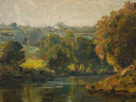 WILLIAM WENDT AMERICAN LANDSCAPE OIL PAINTING