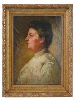 WILLIAM MERRITT CHASE PORTRAIT OIL PAINTING