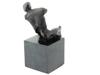 ATTR TO HENRY MOORE MODERNIST BRONZE SCULPTURE PIC-2