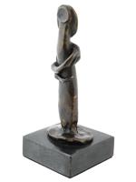 ATTR TO PABLO PICASSO CUBIST BRONZE SCULPTURE