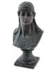 ART DECO EGYPTIAN REVIVAL CAST IRON FEMALE BUST PIC-0