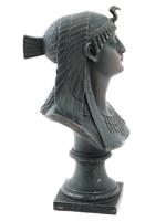 ART DECO EGYPTIAN REVIVAL CAST IRON FEMALE BUST